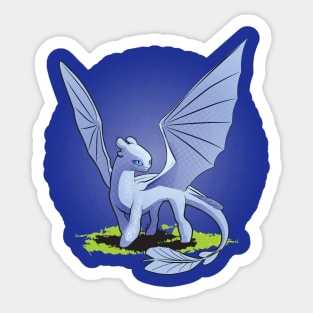 Light Fury (How to Train Your Dragon 3) Sticker